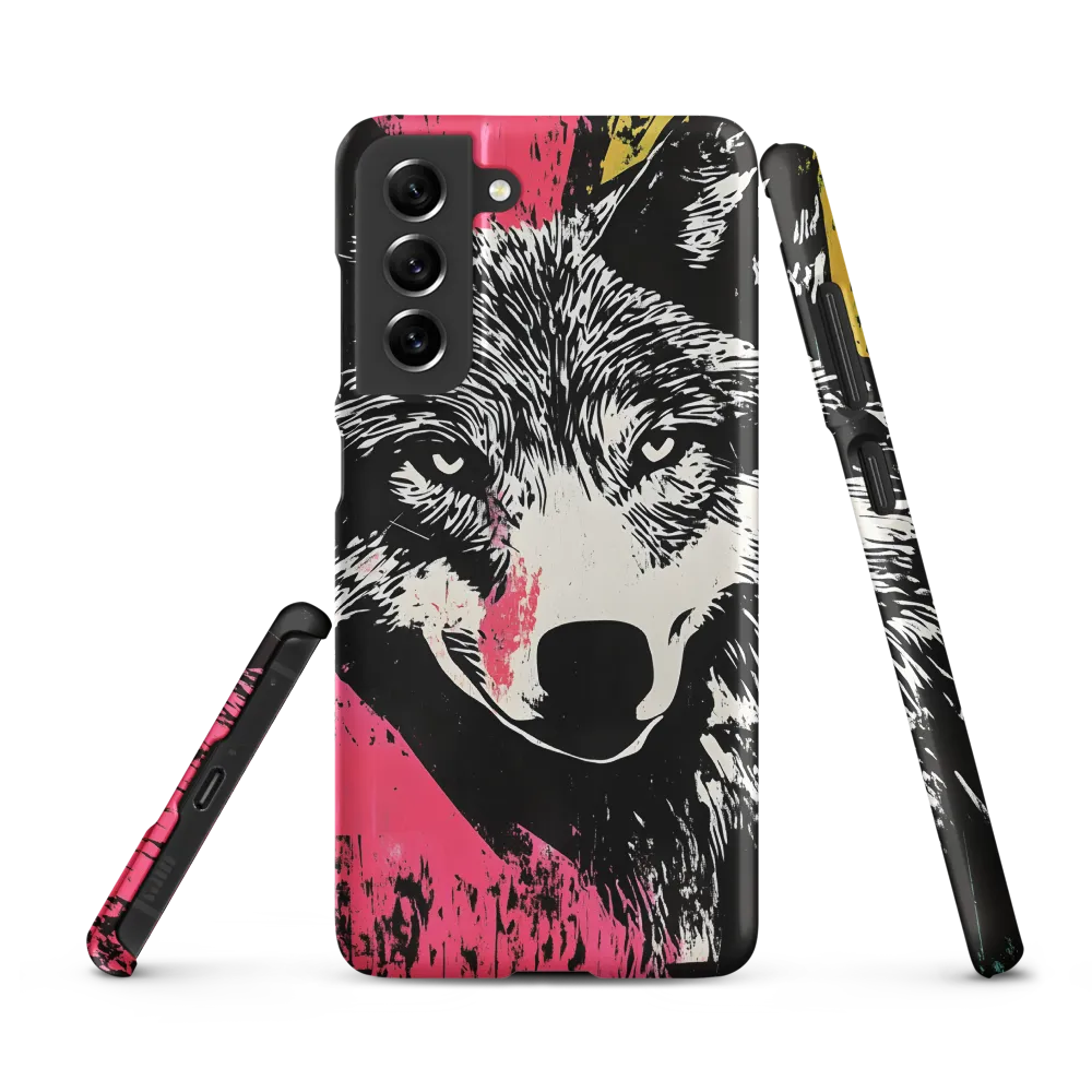 Intense Gaze of the Wolf | Phone Case |  S21 FE | Snap Case | Matte