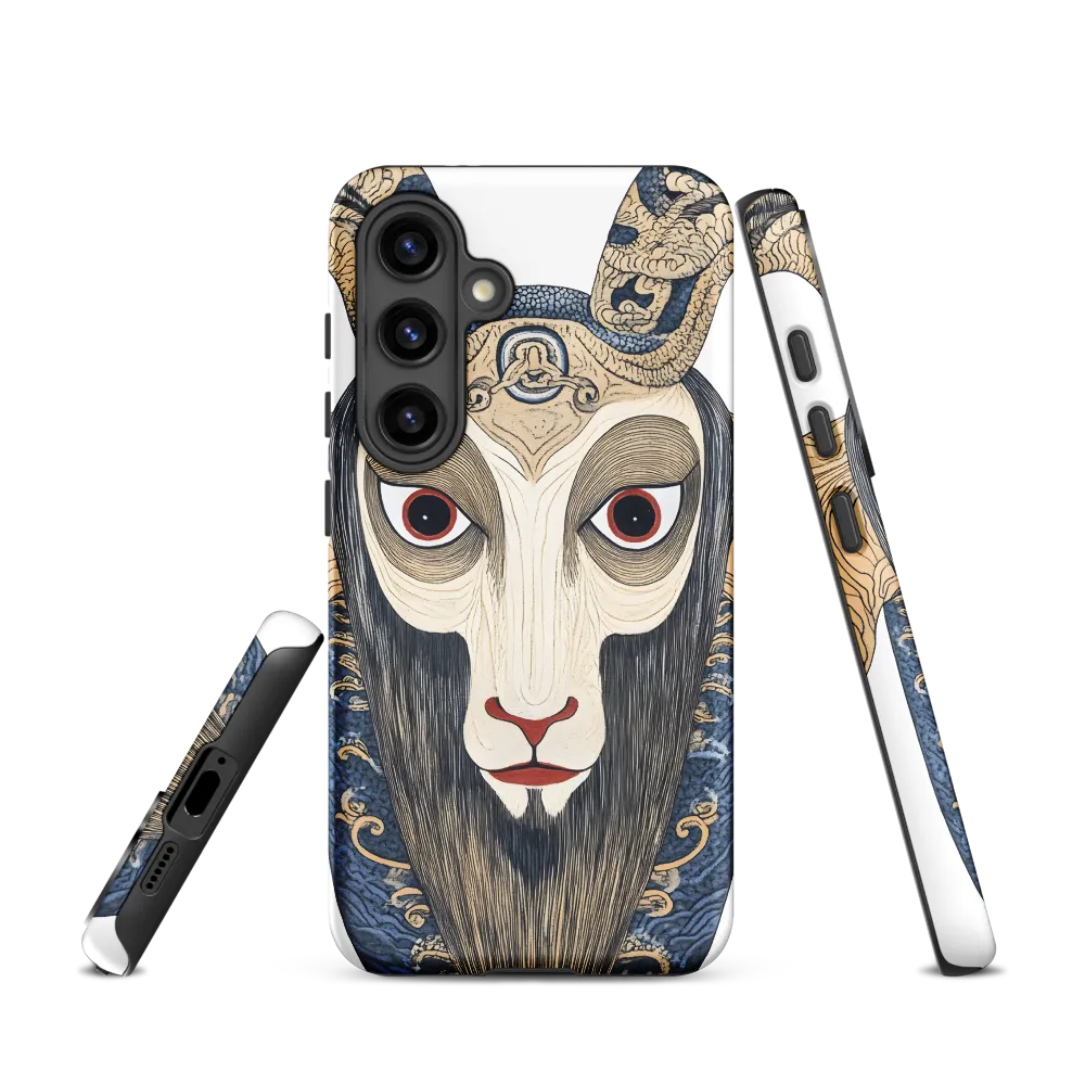 Ethereal Gaze of the Ram | Phone Case |  S24 | Tough Case | Matte