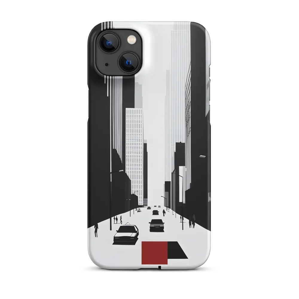 Urban Solitude: A Minimalistic Cityscape