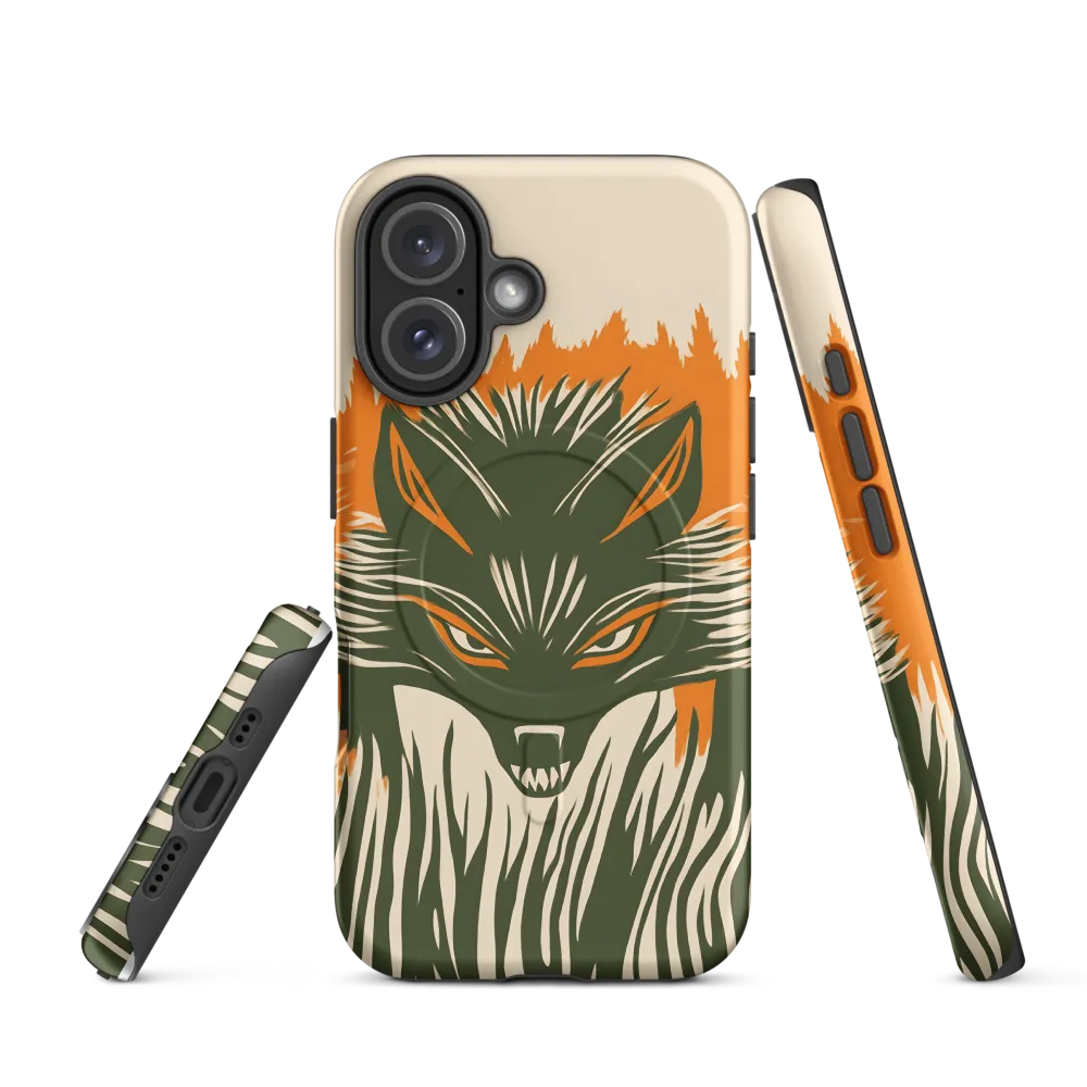The Fierce Guardian of the Forest | Phone Case |  16 | MagSafe® Tough Case | Matte