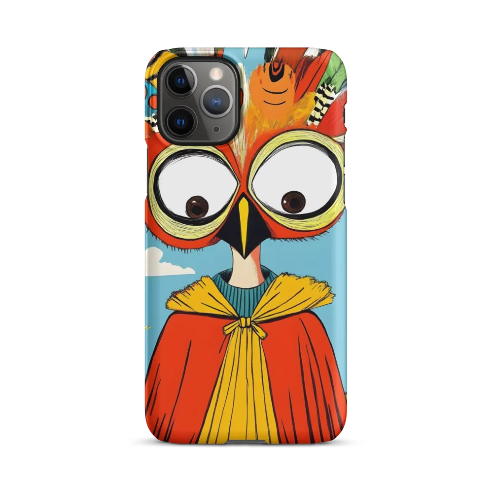 A Whimsical Encounter: The Owl-Human Fusion