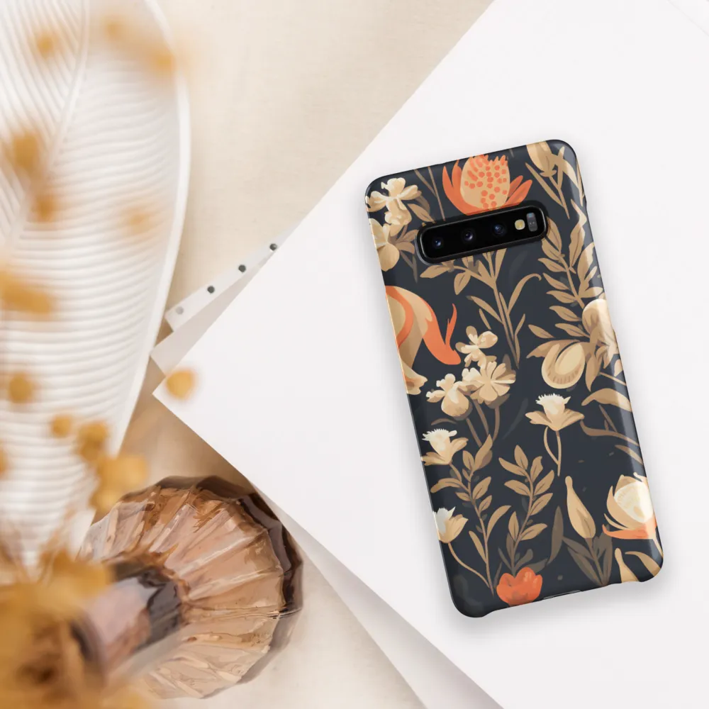 Floral Harmony: A Dance in the Dark