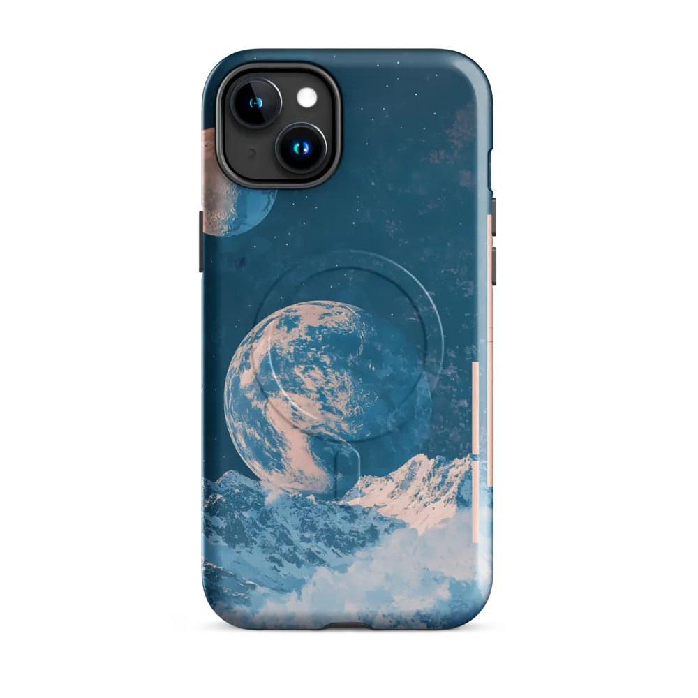 Cosmic Harmony: A Dance Among Celestial Bodies | Phone Case |  15 Plus | MagSafe® Tough Case | Glossy