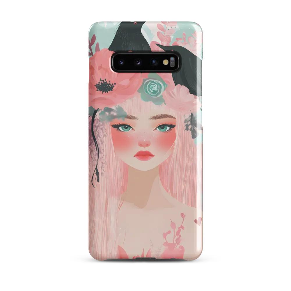 Whispers of Nature: A Serene Portrait | Phone Case |  S10 Plus | Snap Case | Glossy