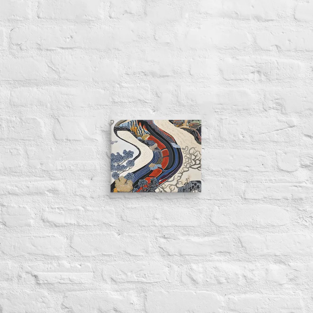 Flow of Tranquility | Canvas | 8″×10″