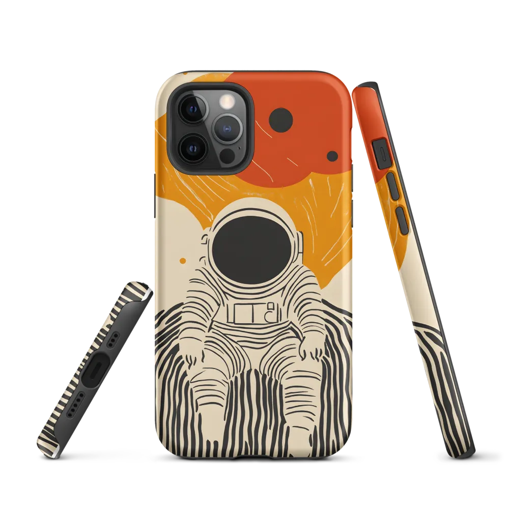 Astronaut in Cosmic Thoughts | Phone Case |  12 Pro | Tough Case | Matte