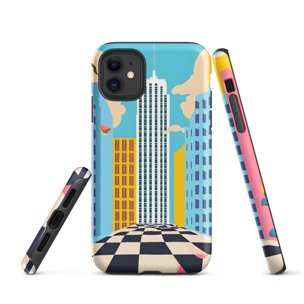 Vibrant Urban Dreamscape | Phone Case |  11 | Tough Case | Matte