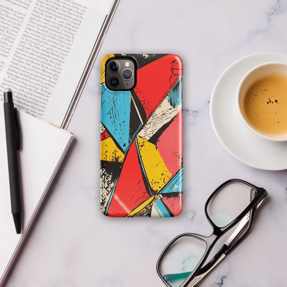 Dancing Triangles in Technicolor | Phone Case |  11 Pro Max | Snap Case | Glossy