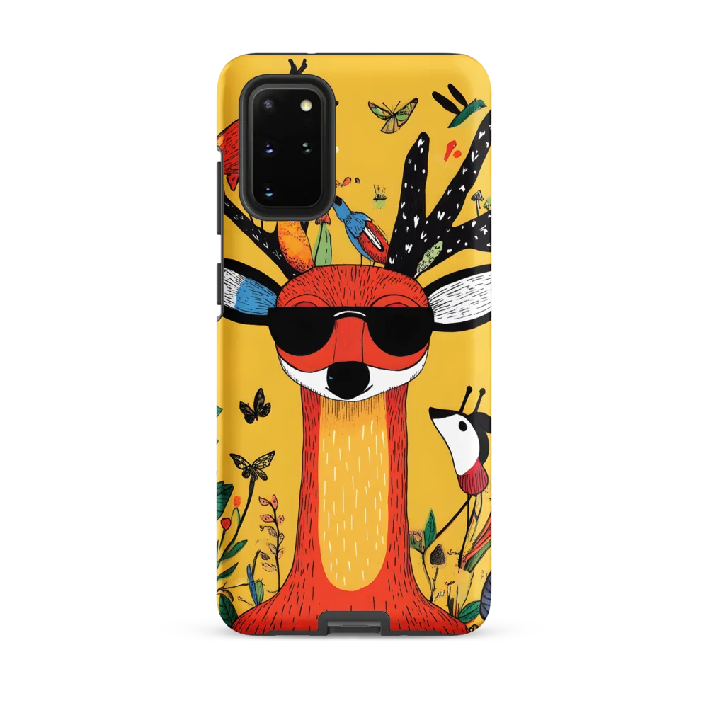 Playful Deer with Sunglasses
