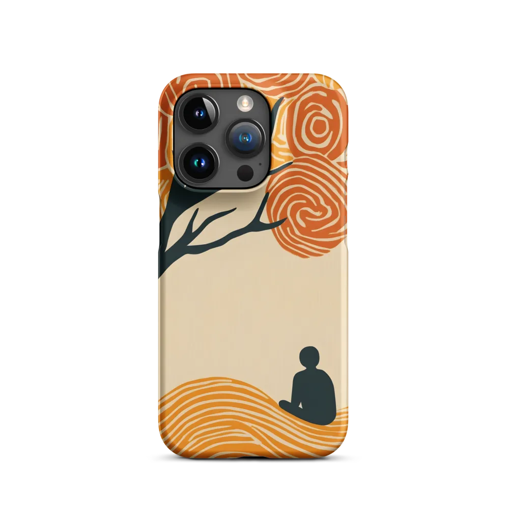 Silent Reflections under Swirling Leaves | Phone Case |  15 Pro | Snap Case | Matte