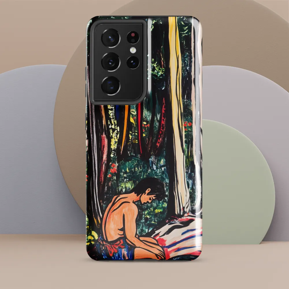 Contemplation in Nature | Phone Case |  S21 Ultra | Tough Case | Glossy