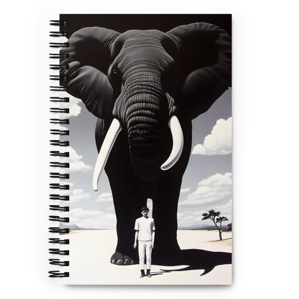 The Giant's Shadow | Spiral Notebook