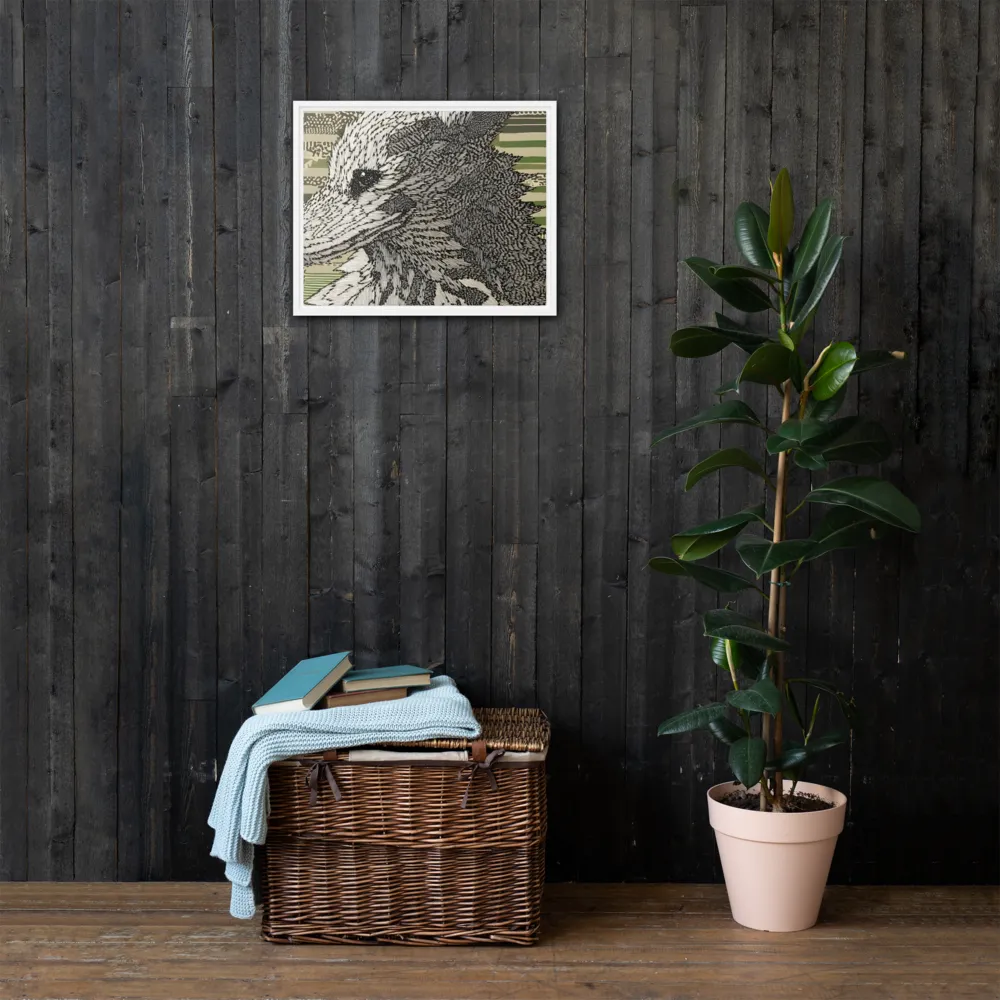 Reflections of the Forest | Canvas with White Frame | 16″×20″