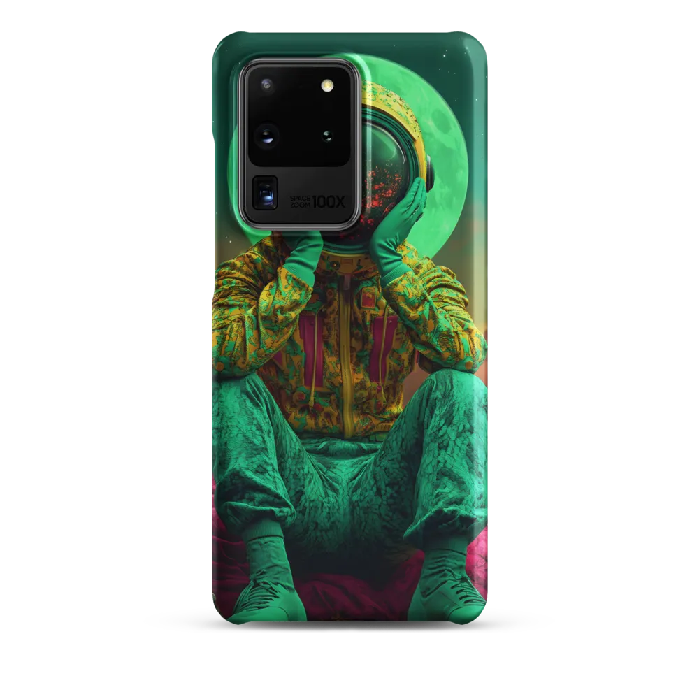 Cosmic Reflection: An Astronaut's Journey | Phone Case |  S20 Ultra | Snap Case | Matte