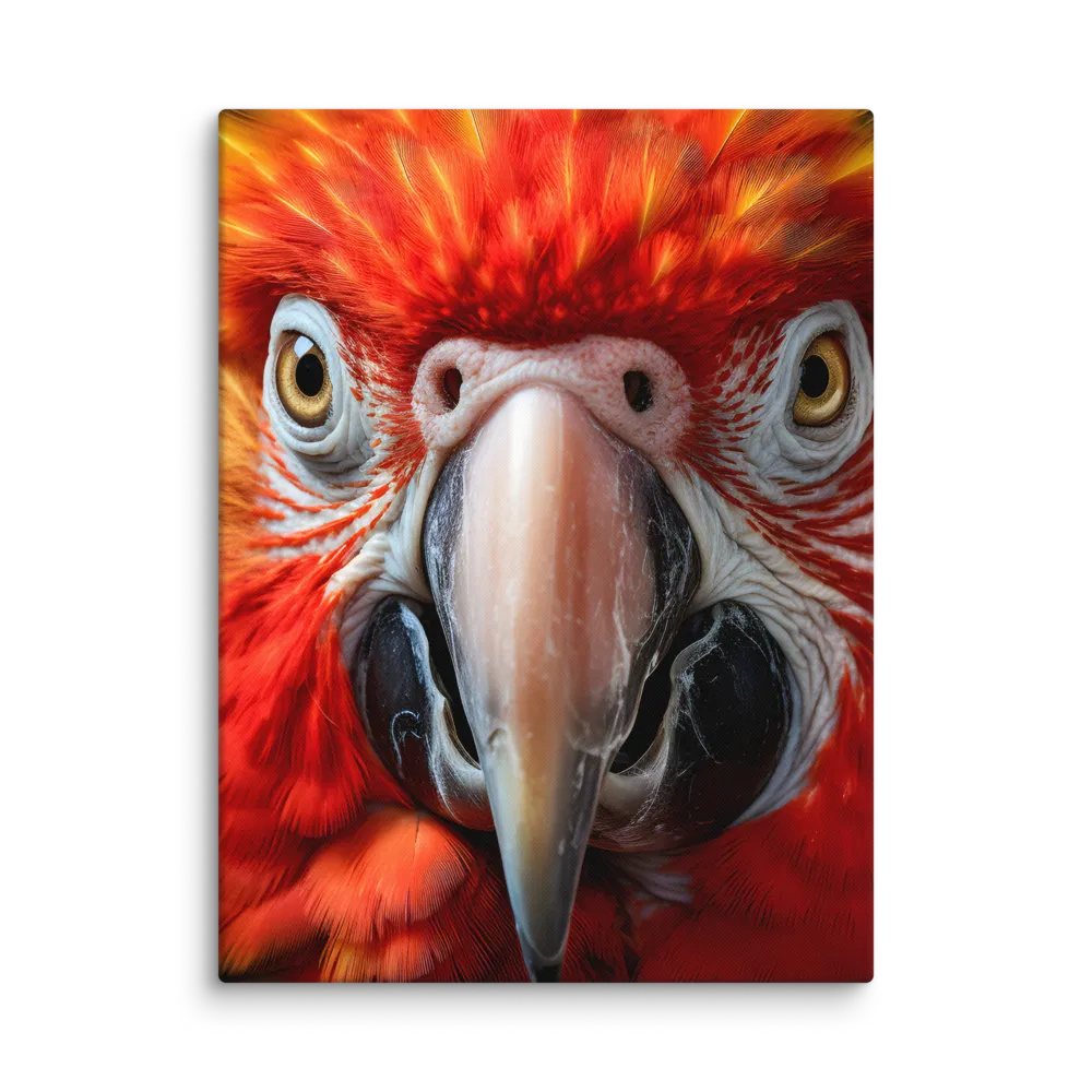 The Fiery Gaze of the Parrot