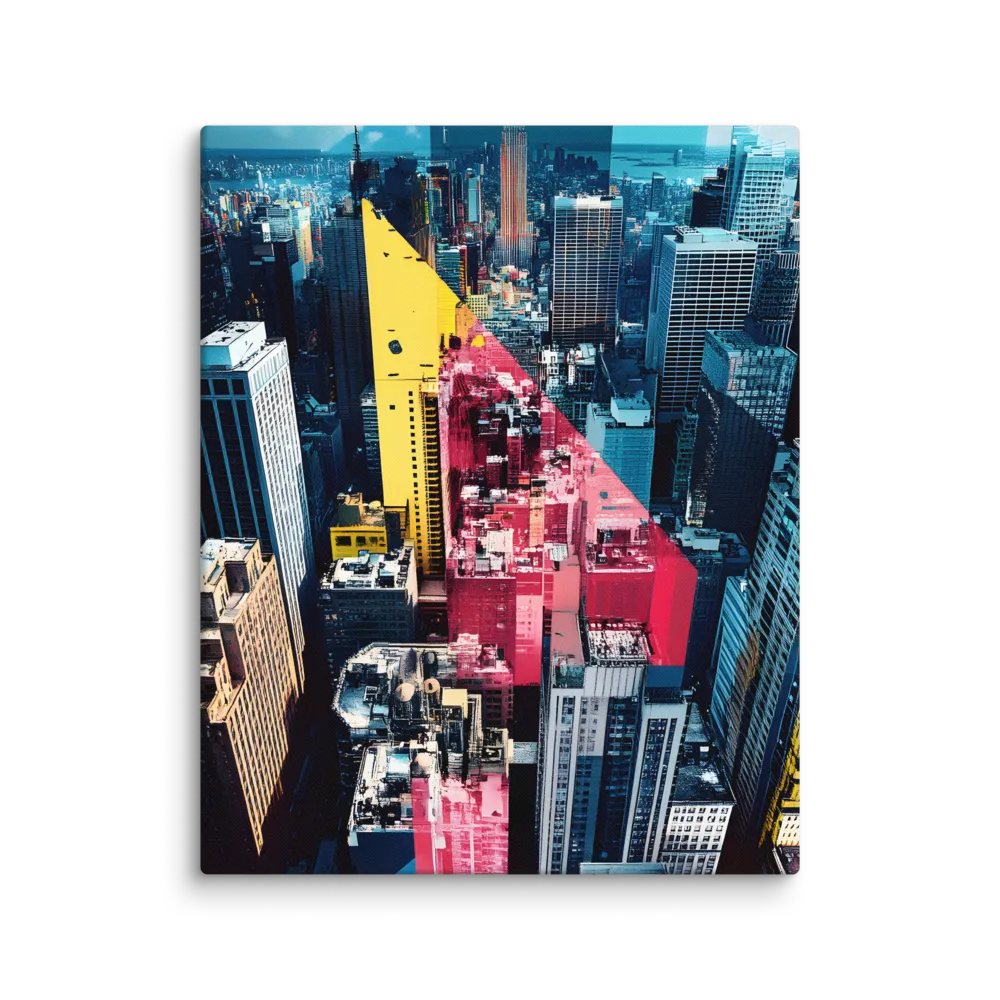 Dynamic Urban Symphony | Canvas | 24″×30″