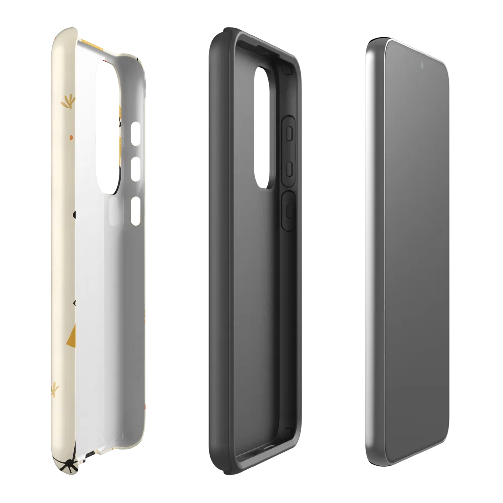 Whimsical Patterns of Nature and Femininity | Phone Case |  S23 Plus | Tough Case | Matte