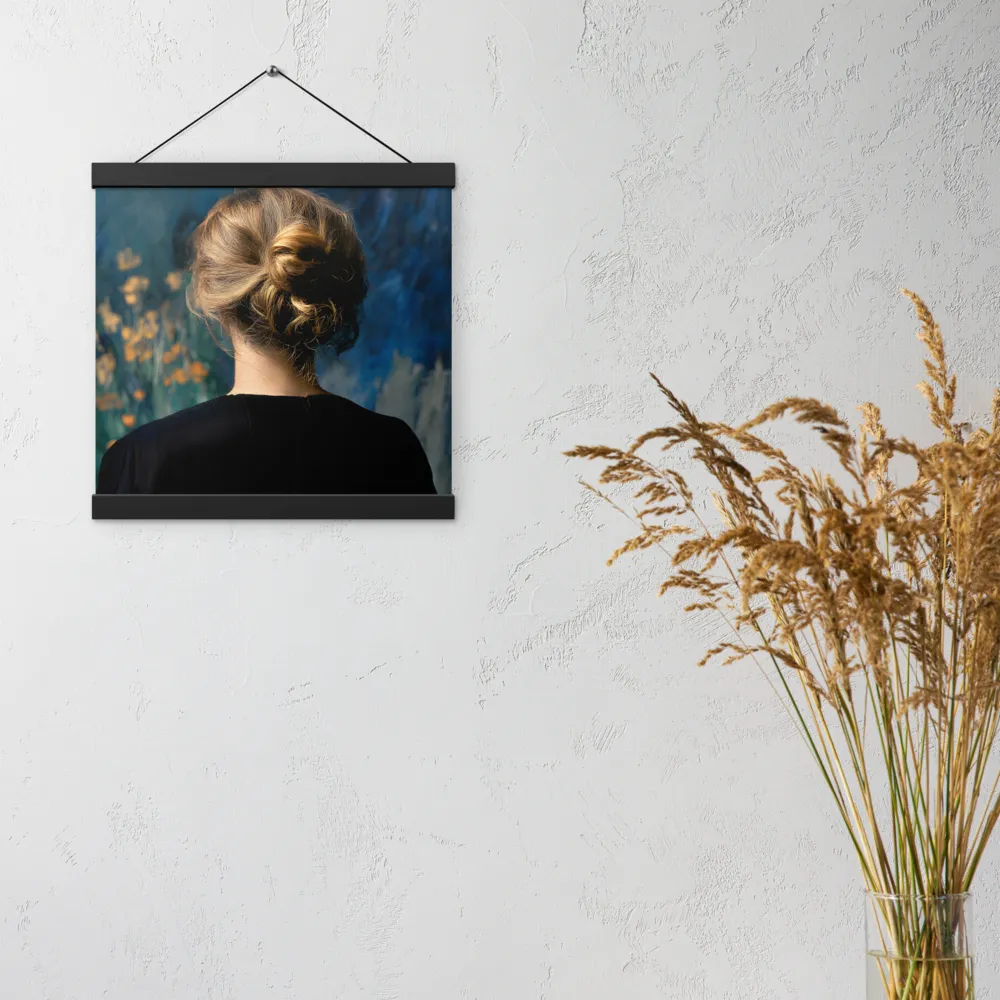 Whispers of Tranquility | Poster With Black Wood Hanger | 12″×12″