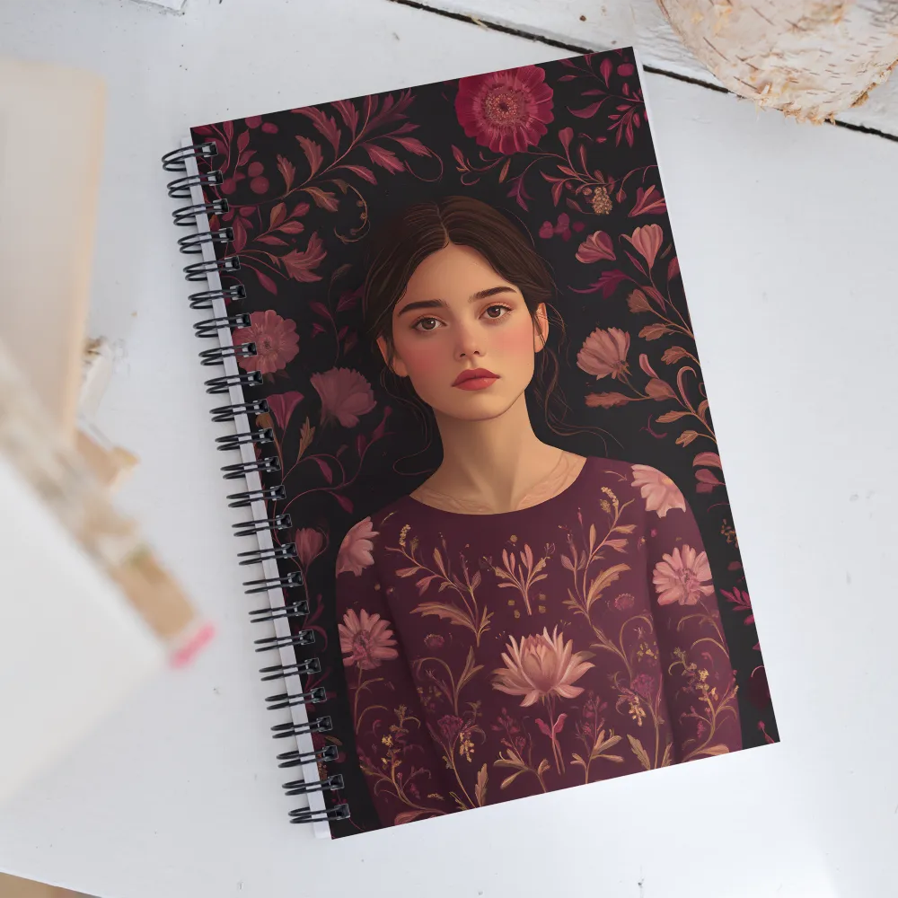 Whispers of Flora | Spiral Notebook