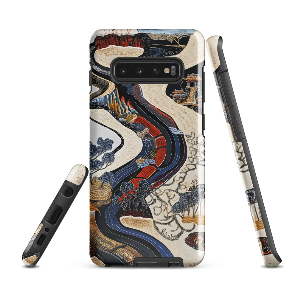 Flow of Tranquility | Phone Case |  S10 Plus | Tough Case | Glossy