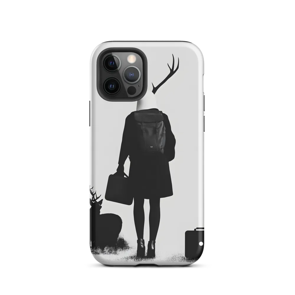 Antlered Reflections | Phone Case |  12 Pro | Tough Case | Matte