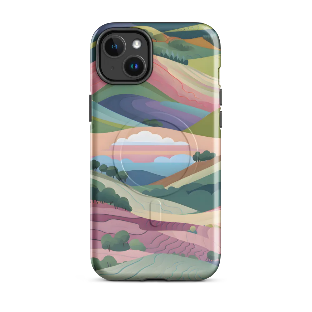 Harmonious Hills | Phone Case |  14 Plus | MagSafe® Tough Case | Glossy