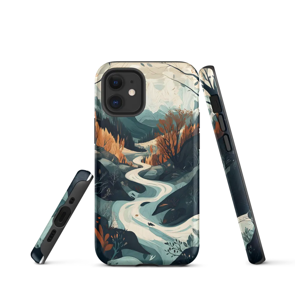 Winding Serenity: A Digital Landscape