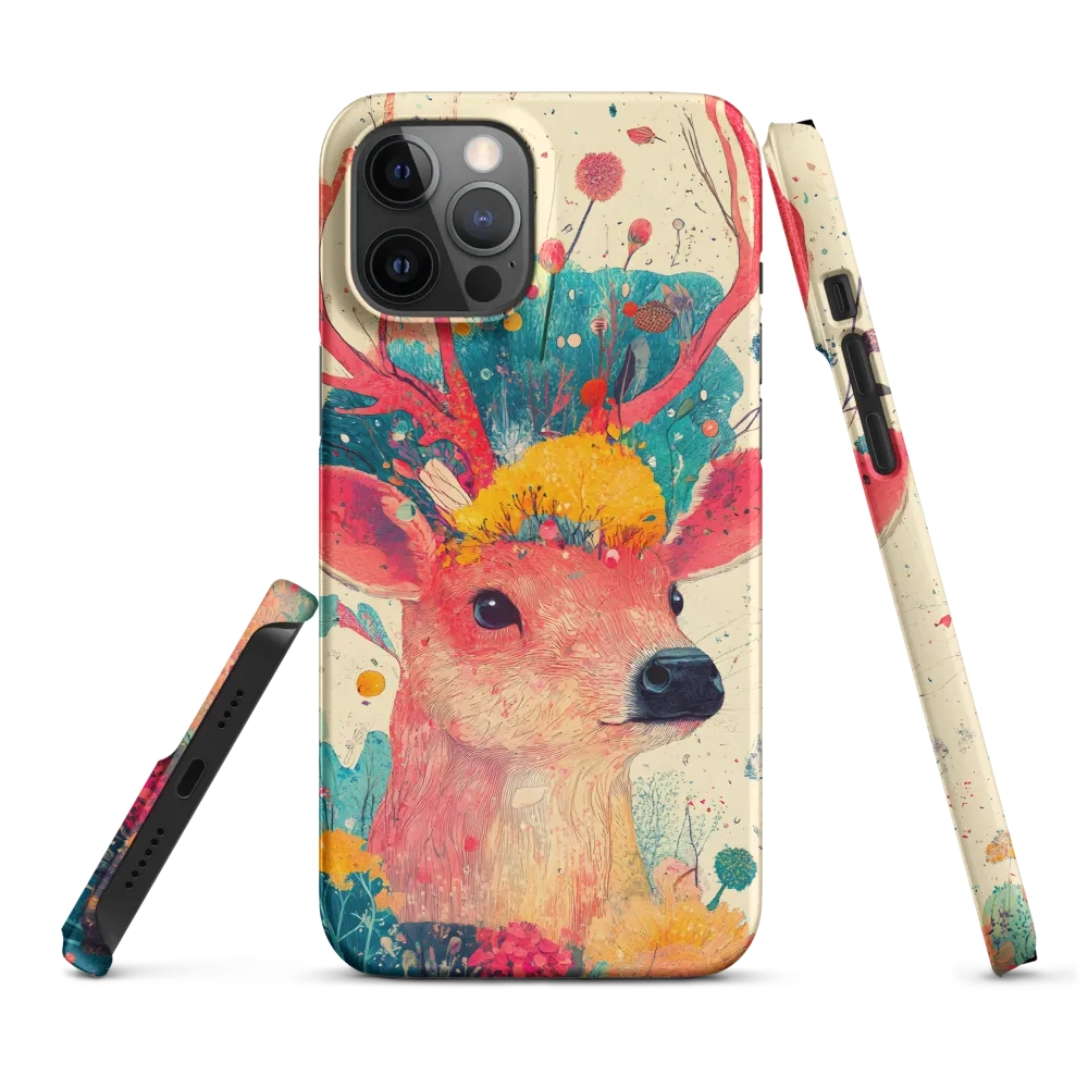 Whimsical Harmony: A Deer in Bloom