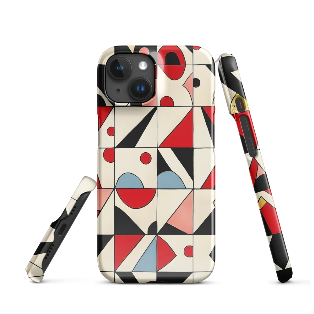 Dynamic Geometric Harmony | Phone Case |  15 | Snap Case | Glossy