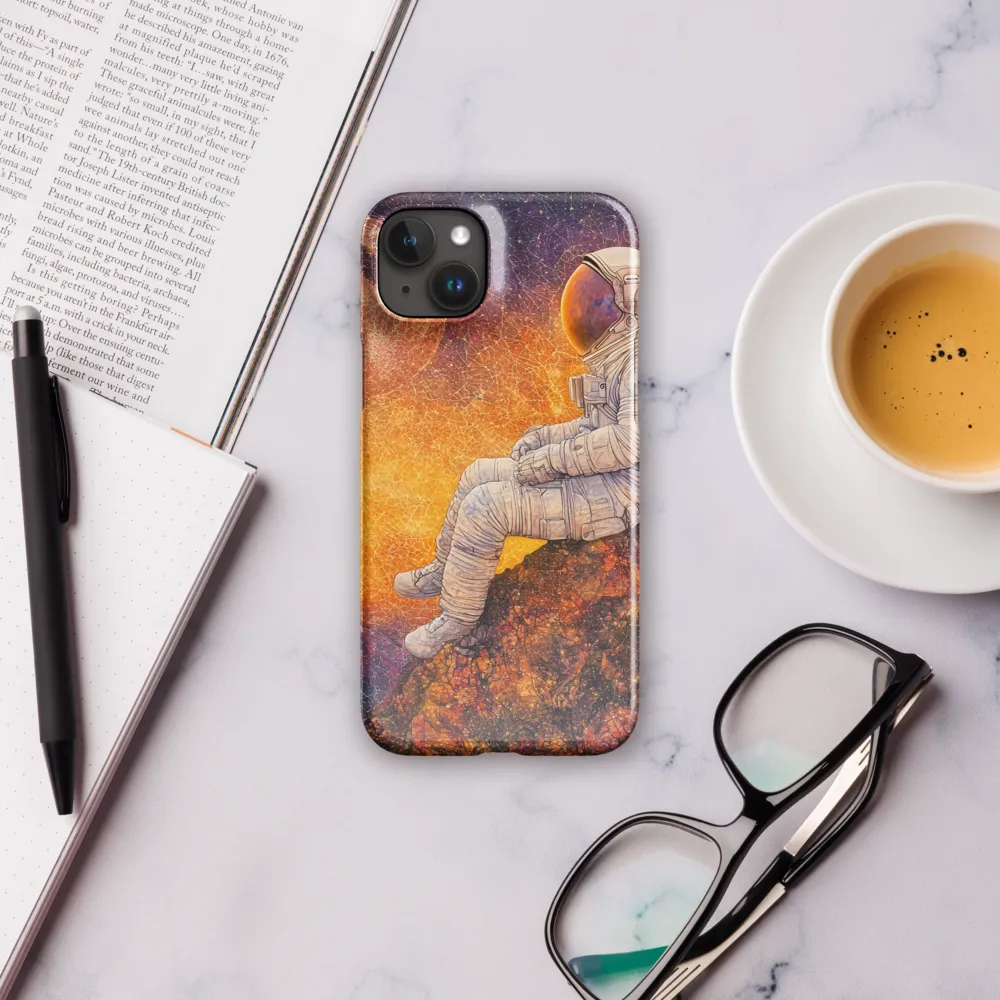 Cosmic Contemplation | Phone Case |  15 Plus | Snap Case | Glossy