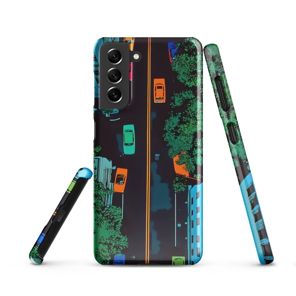 Urban Pulse: A Colorful Intersection