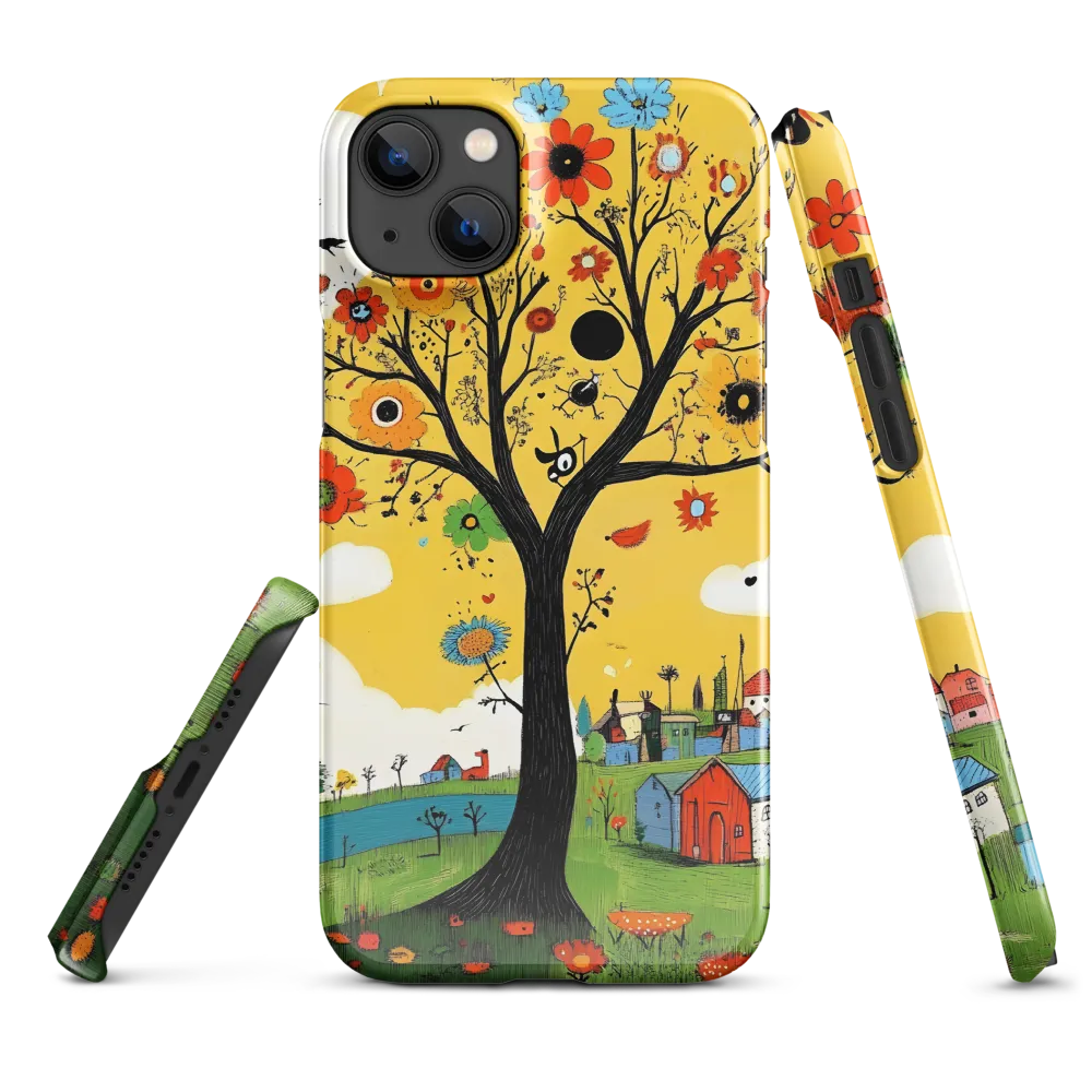 Whimsical Blooms of Life | Phone Case |  14 Plus | Snap Case | Glossy