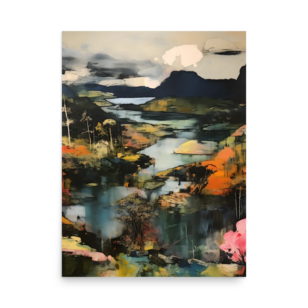 Harmony of Nature: An Abstract Journey | Poster | 18″×24″