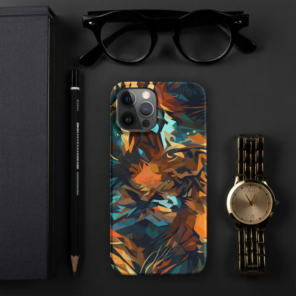 Wild Symphony: Abstract Tigers | Phone Case |  12 Pro Max | Snap Case | Matte