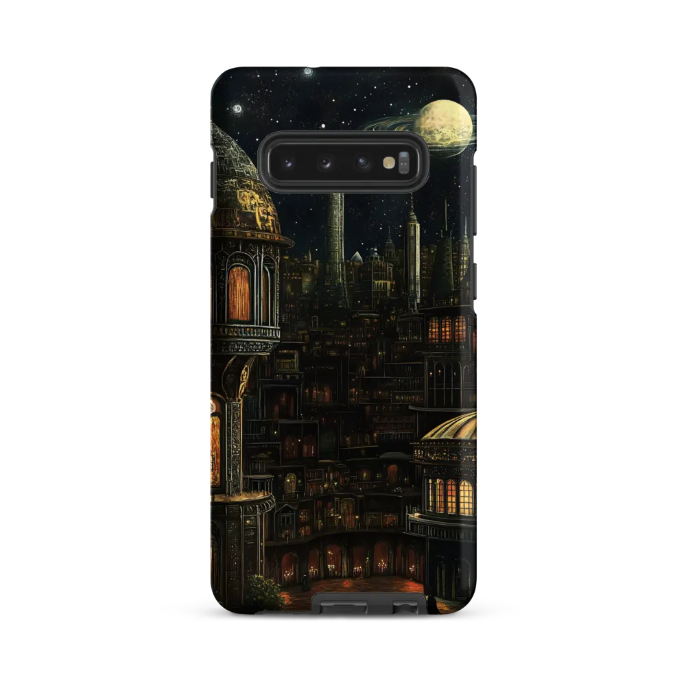 Celestial Enigma: A Surreal Cityscape