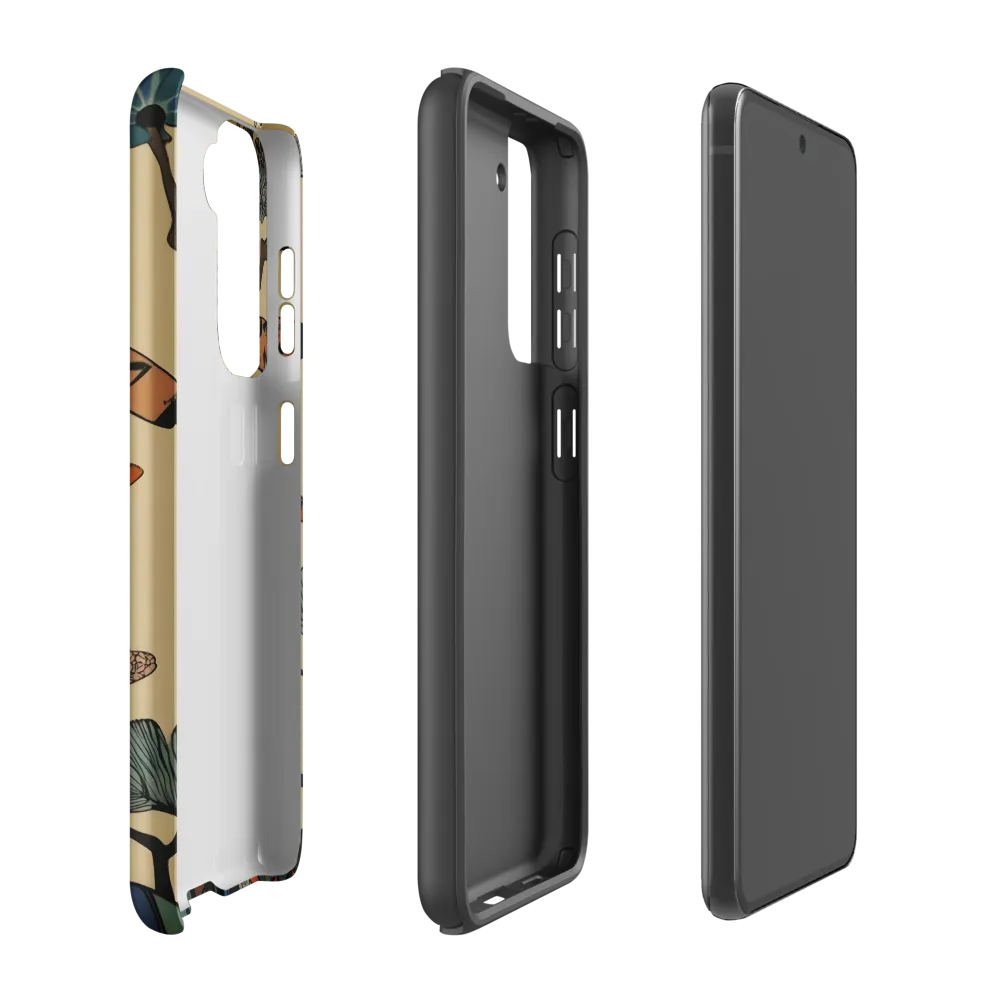 In Full Bloom: Embracing Nature's Whimsy | Phone Case |  S21 FE | Tough Case | Matte