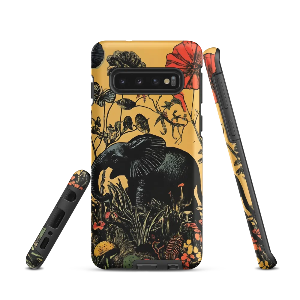 Floral Majesty: The Elephant's Sanctuary