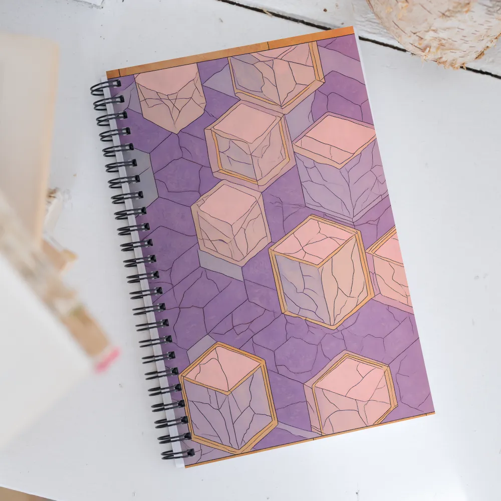 Cubist Echoes | Spiral Notebook