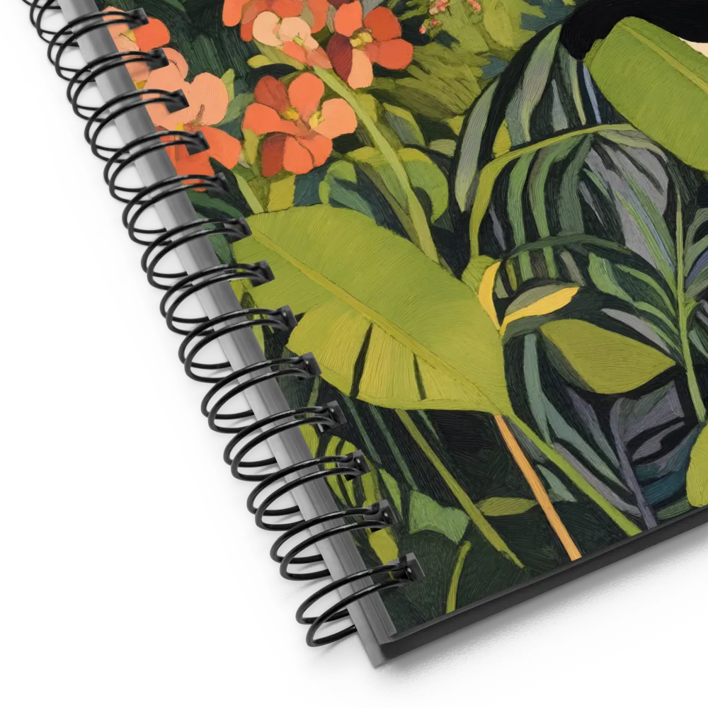 Panda in Paradise | Spiral Notebook