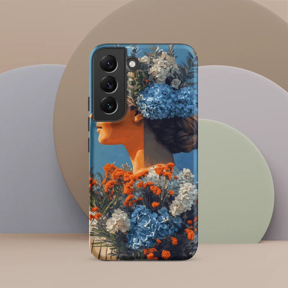 Floral Reverie: A Portrait of Serenity