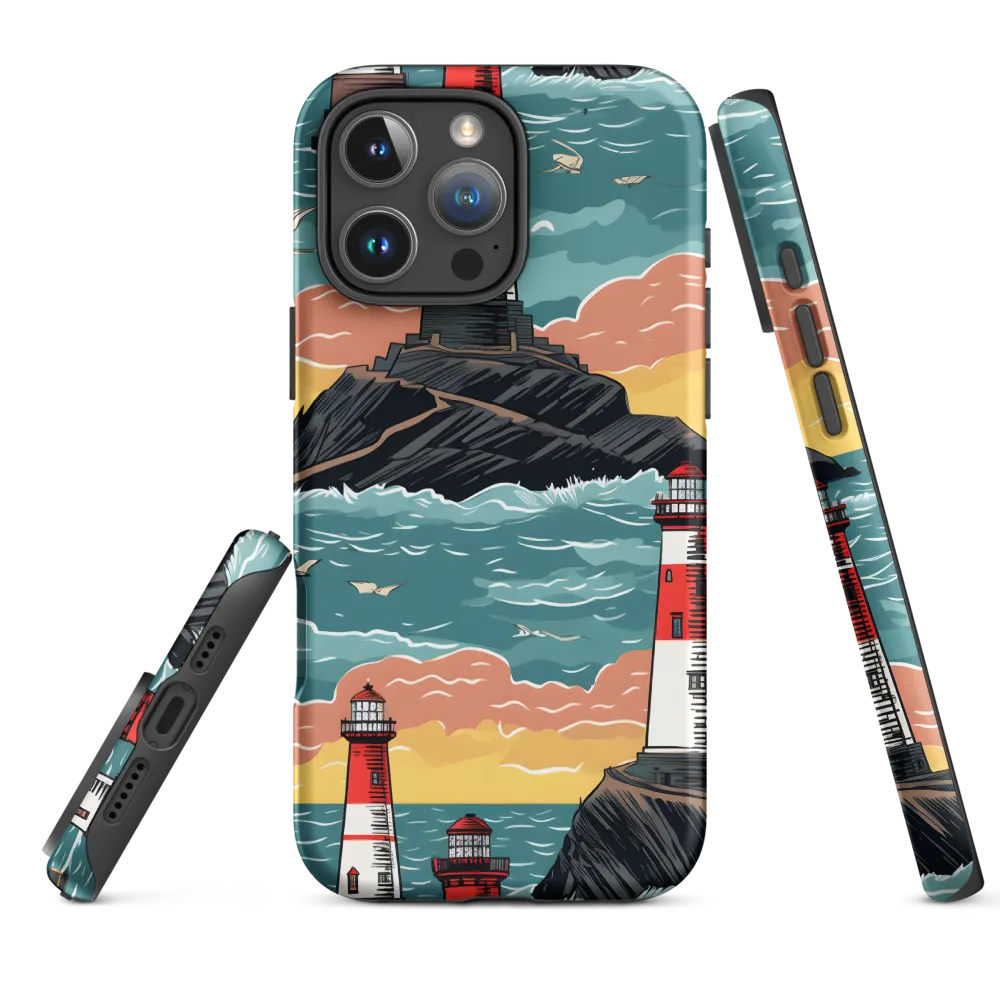 Lighthouses in a Whimsical Ocean
