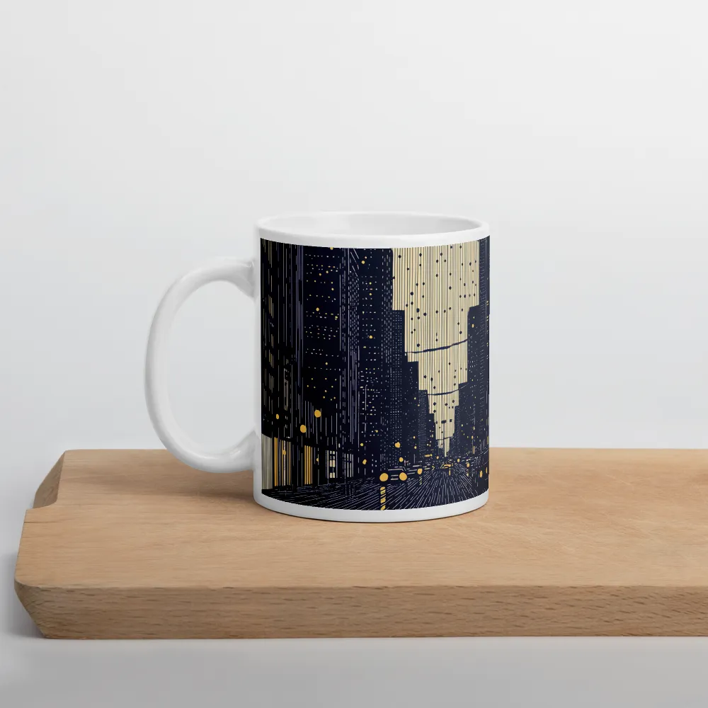 Glistening Streets of Melancholy | Mug with White inside | 11 oz