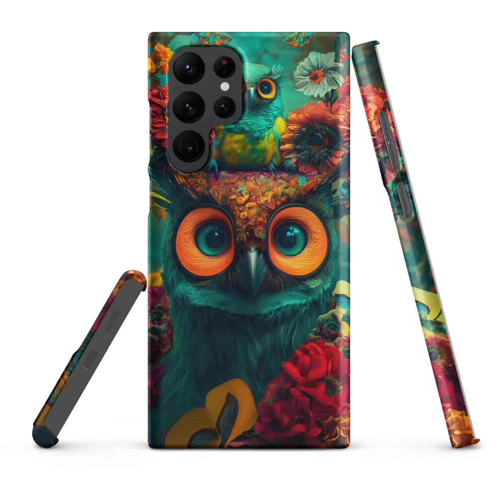 Majestic Harmony: The Floral Owl