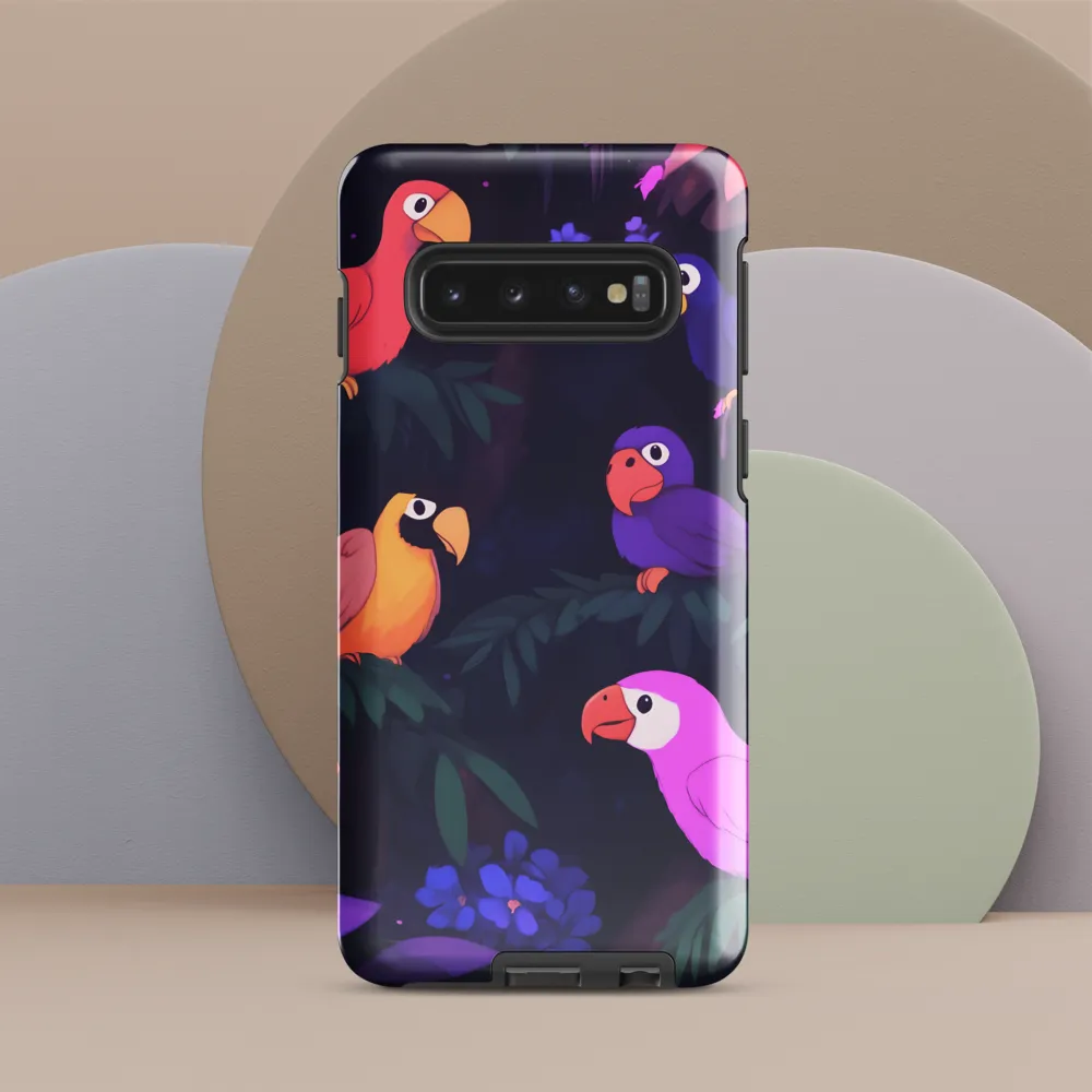 Tropical Parrot Playground | Phone Case |  S10 | Tough Case | Glossy