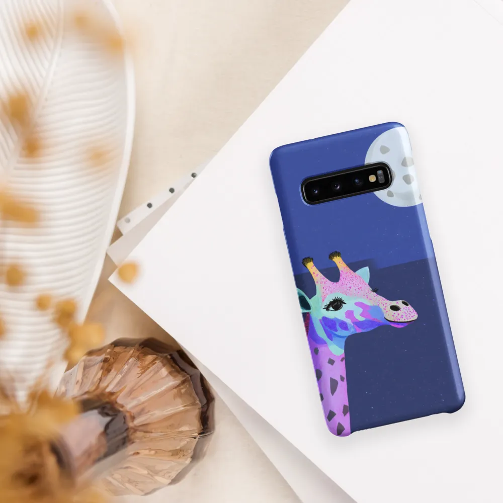 Whimsical Giraffe Under the Stars