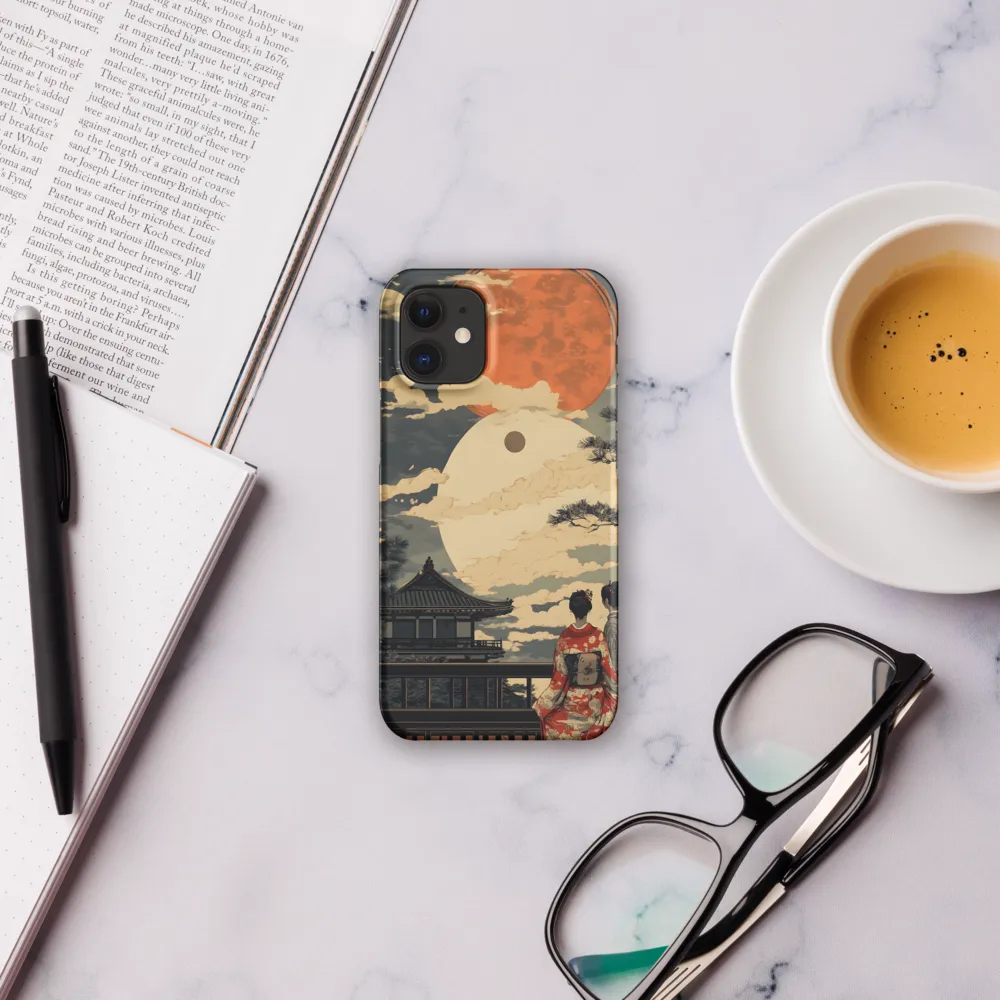 Under the Embrace of the Moon | Phone Case |  12 Mini | Snap Case | Matte