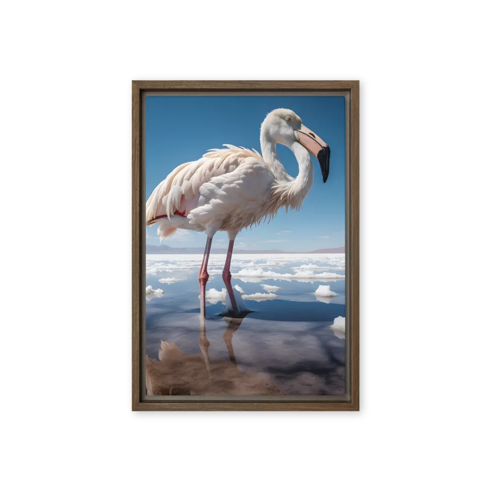 Graceful Solitude of a Flamingo
