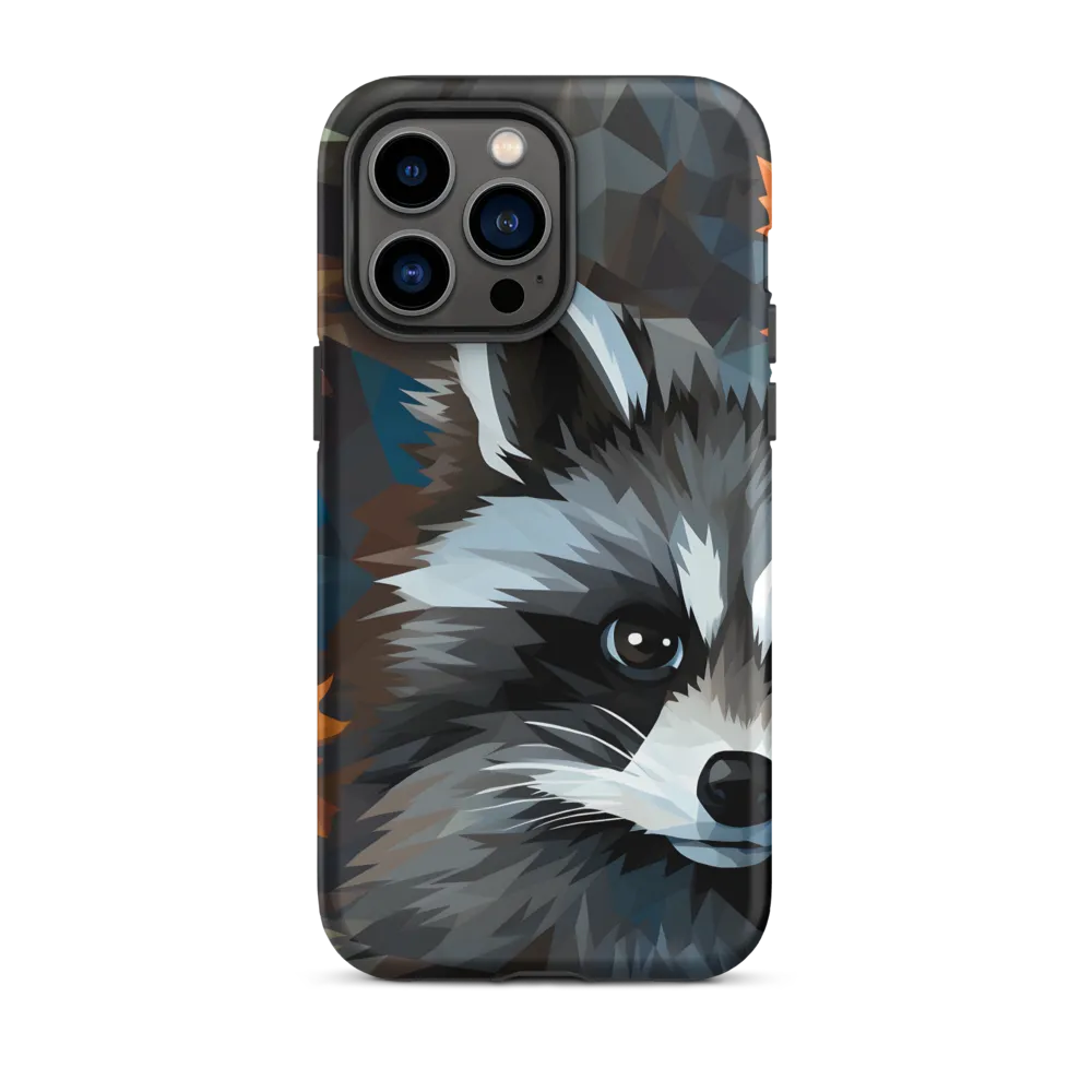 Whispers of Autumn: The Raccoon's Gaze