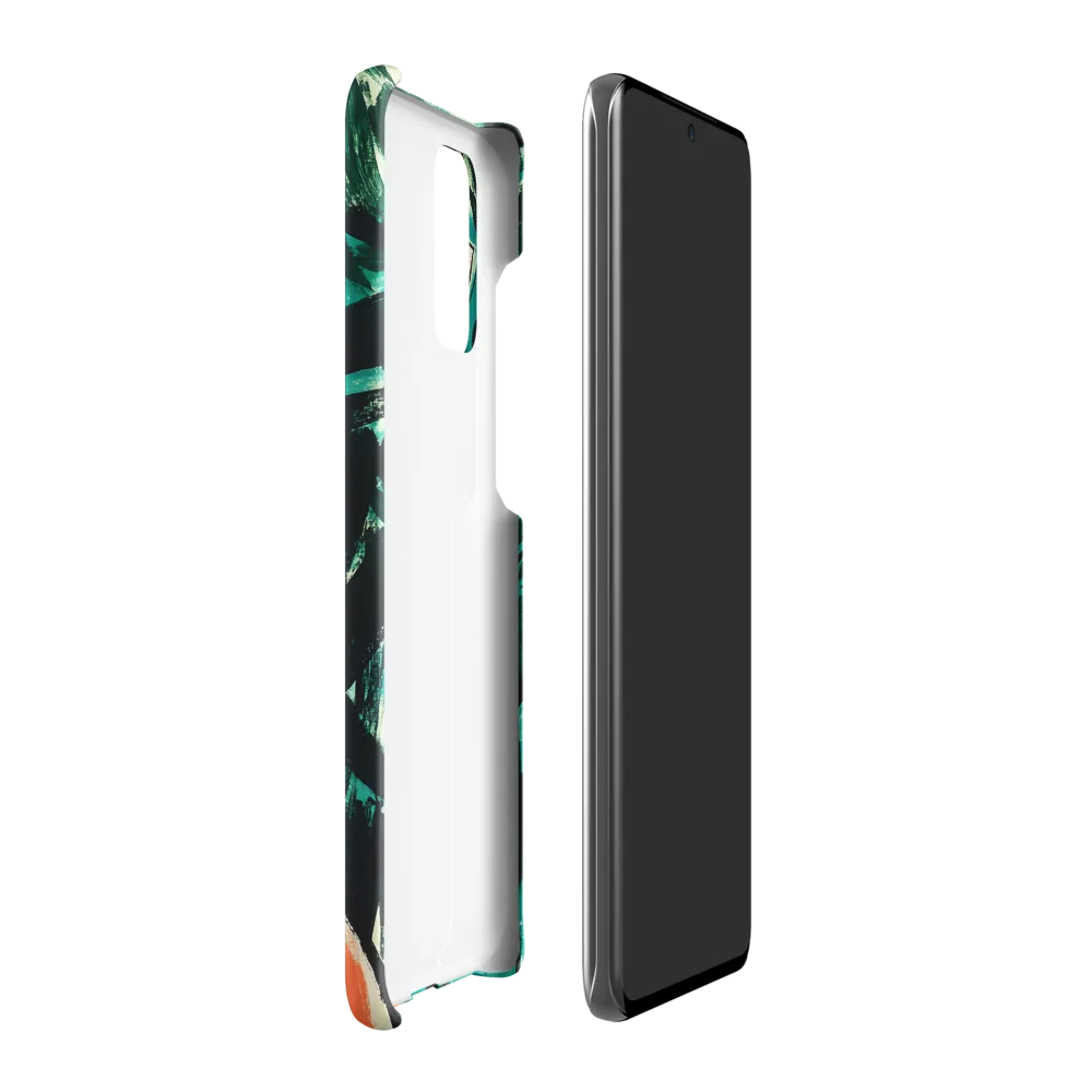 Curious Giraffe in Lush Greenery | Phone Case |  S20 Plus | Snap Case | Matte
