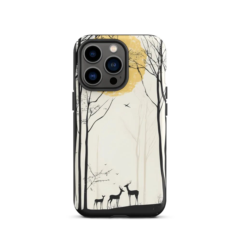 Silhouetted Serenity | Phone Case |  13 Pro | Tough Case | Matte